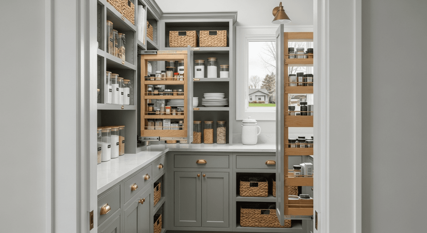 Smart Kitchen Storage and Walk-In Pantry Ideas to Cut Clutter for Good