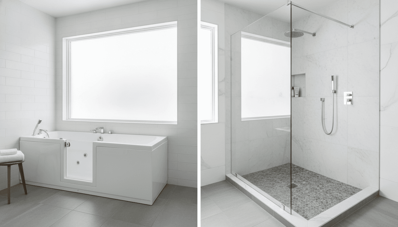 Walk-In Tub vs. Walk-In Shower: Which Is Right for Aging in Place?