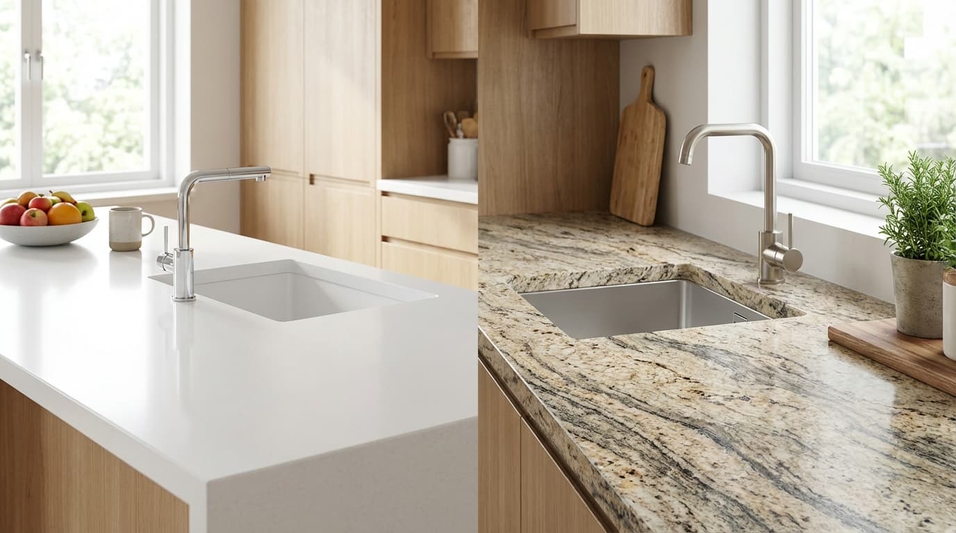 Quartz vs. Granite Countertops: How to Choose the Right One for Your Kitchen